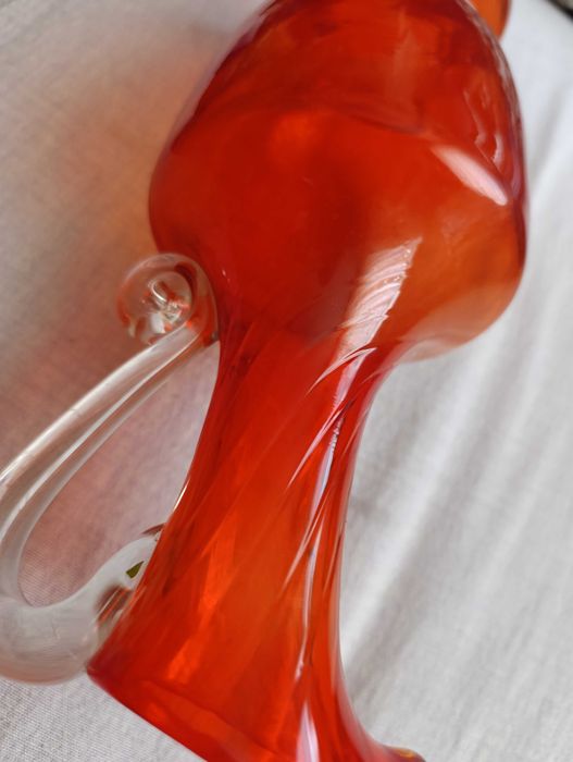 stary szklany dzban HSG Ząbkowice - Fiedorowicz - prl