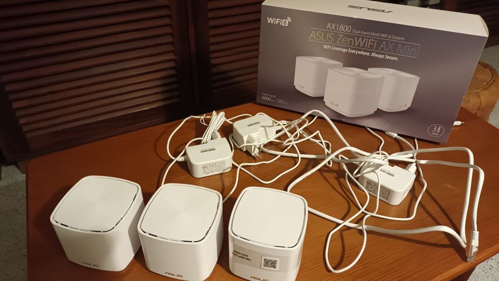 Dual band mesh wifi 6 1800ax asus