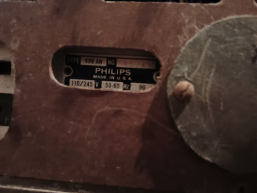 radio Philips válvulas