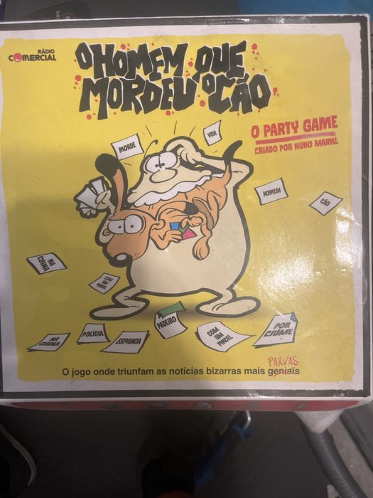 Jogo tabuleiro Homem que mordeu o cao