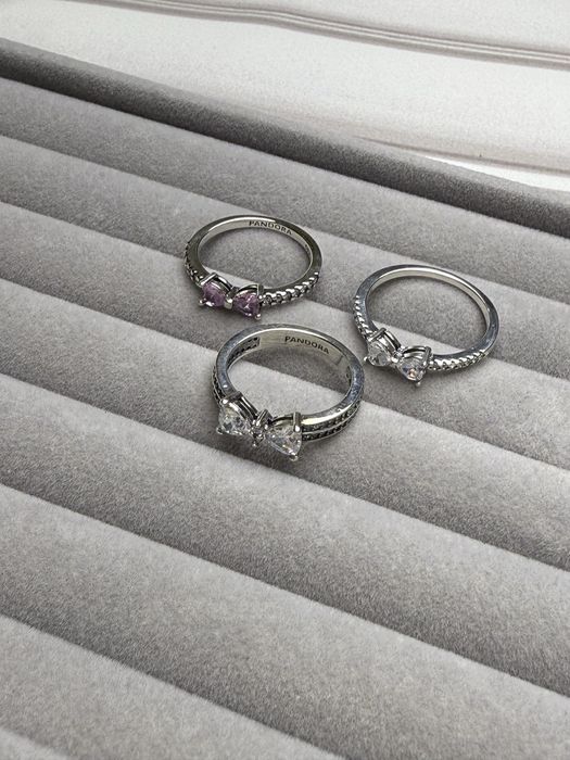 Бантики (білі та рожеві)пандора по супер ціні