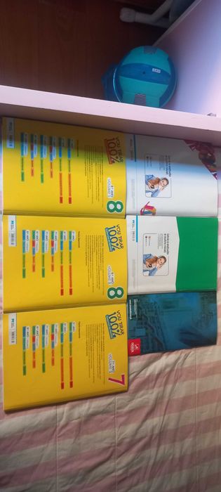 Cadernos de fichas do 8 ano e 7 ano