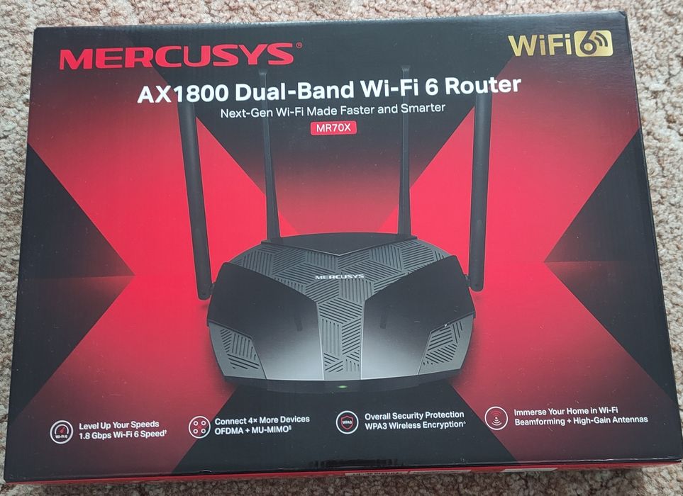 Router Mercusys MR70X WiFi 6
