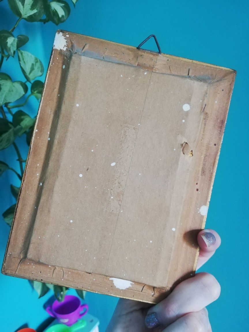 Obraz ikona Matka Boska Częstochowska 3d złota