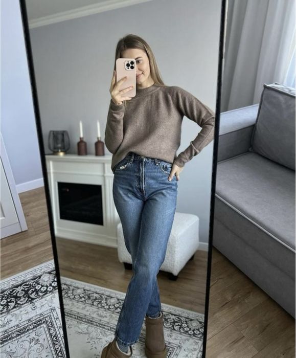 Джинси Zara Wide leg, штани, брюки MOM, Wide Leg