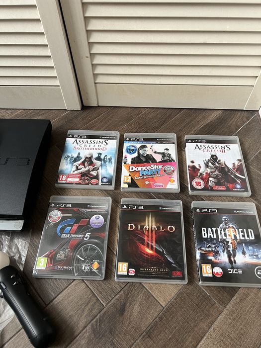 Konsola PS3 z grami