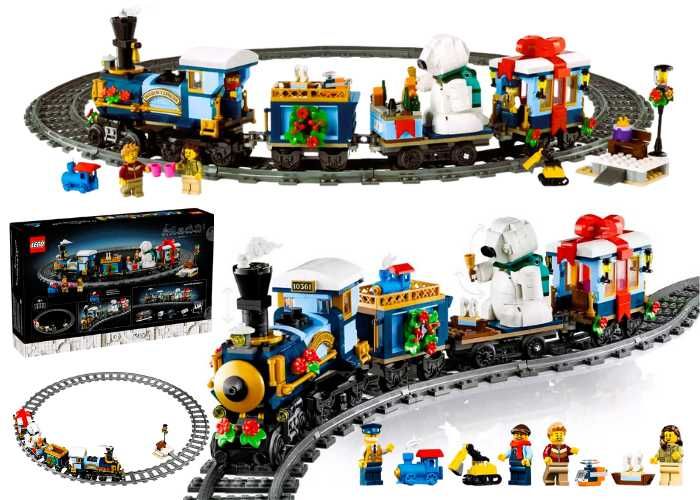 LEGO ICONS Świąteczny ekspres Prezent na święta klocki 956 elementów