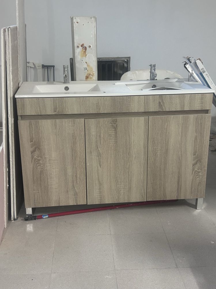 Movel duplo de wc