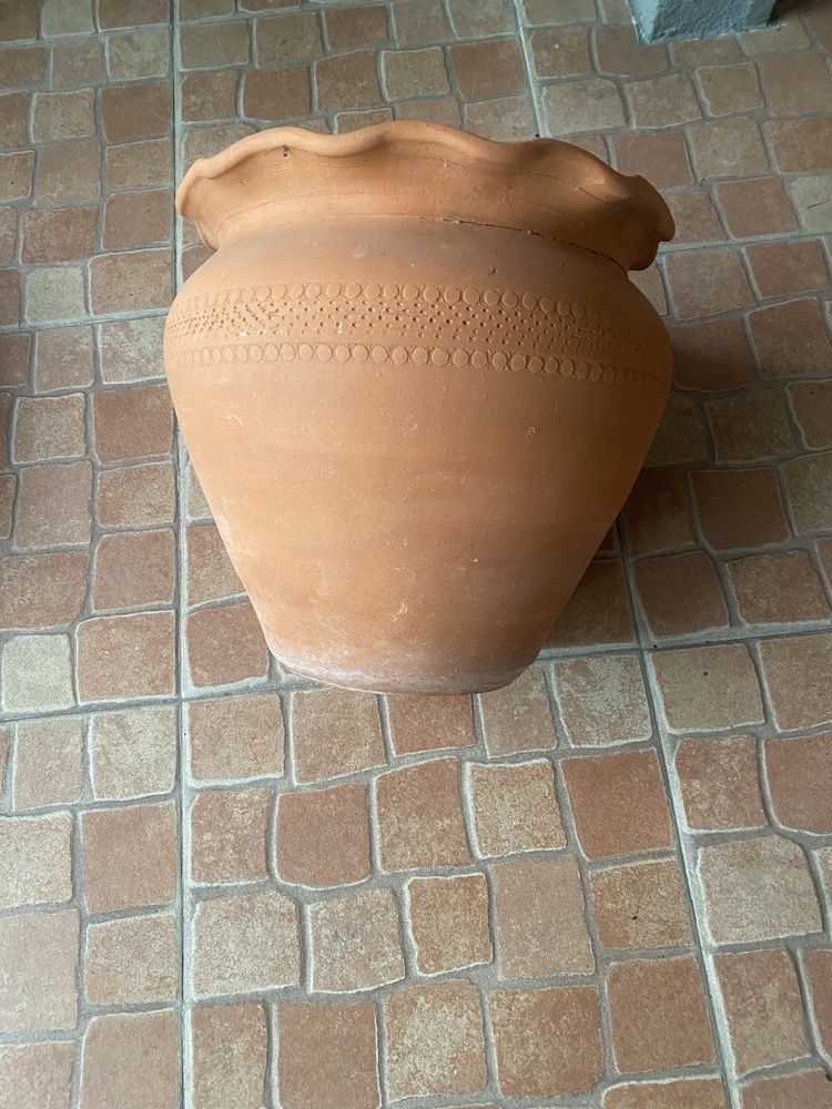 Vendo vaso de barro