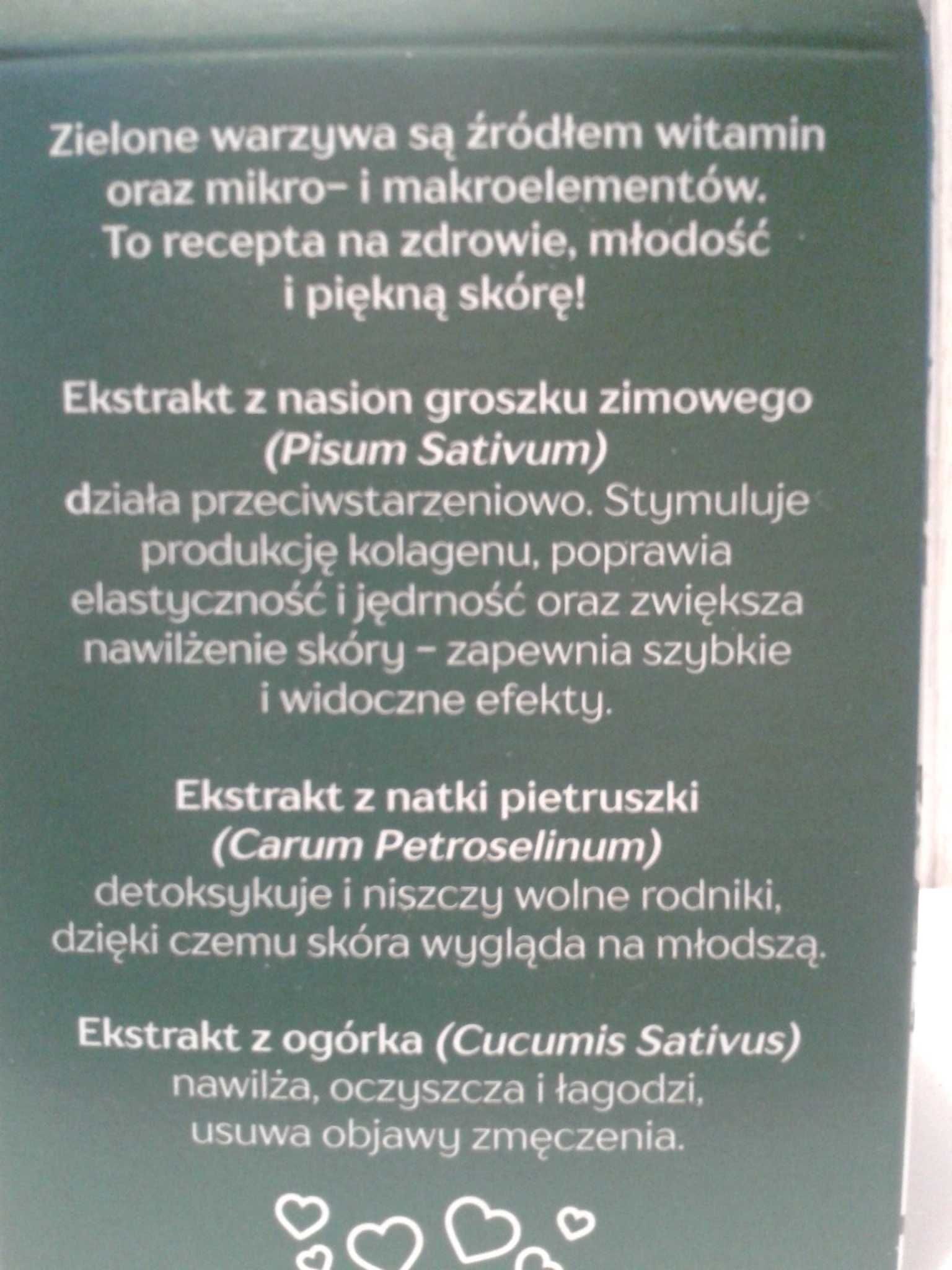 PolishBeauty Green zestaw WODA TONIZUJĄCA + KREM z groszkiem vegan