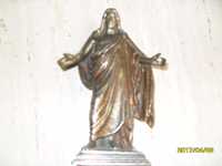 Cynowa Figurka Jezusa z końca 19 wieku