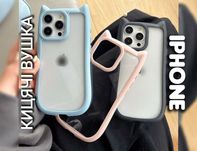 Чехол Кошачьи ушки на iPhone 16 Pro Max чохол котячі вушка кицячі