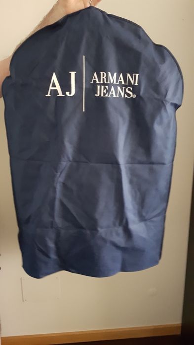 Caso de Couro Armani