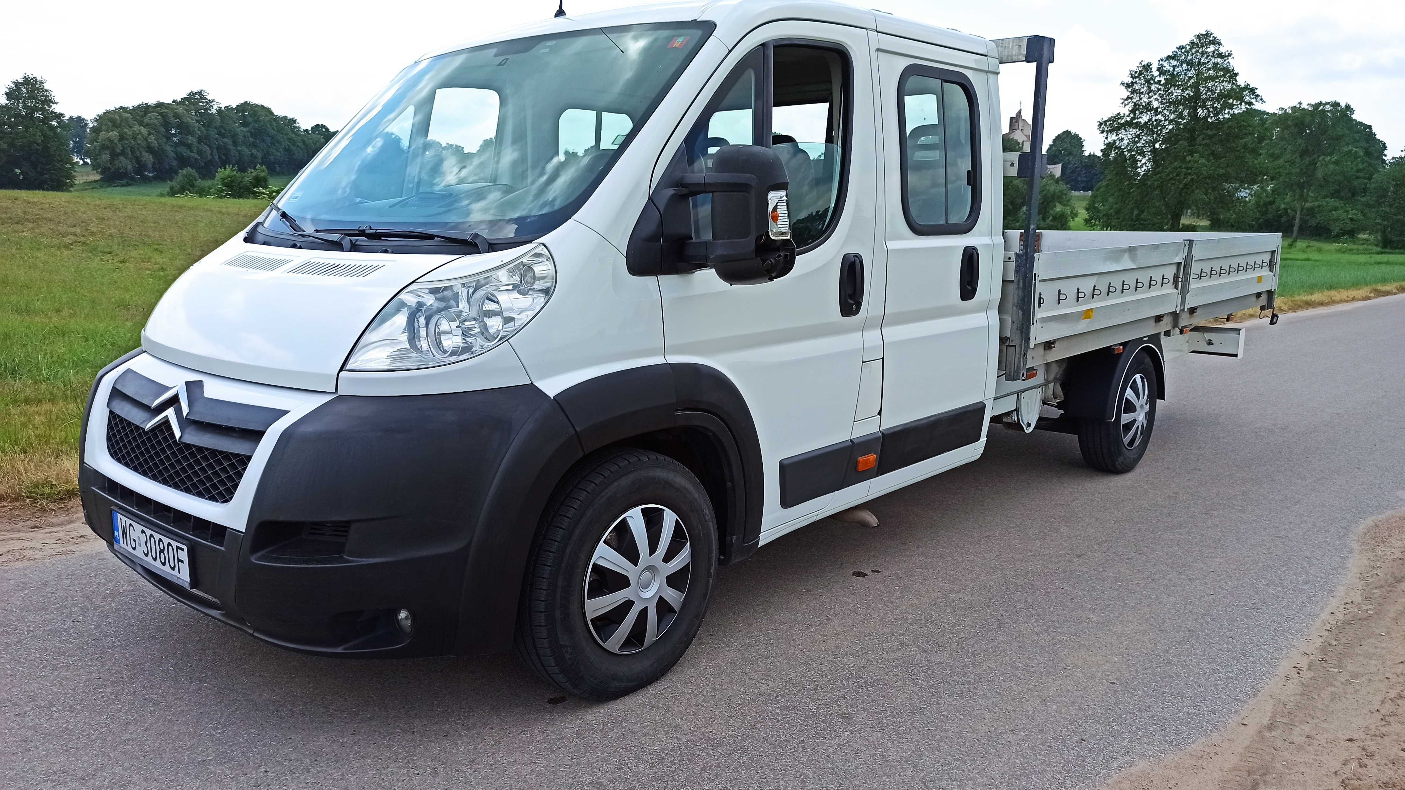 citroen jumper doka dł. paki 420cm 7 osobowy vat23%