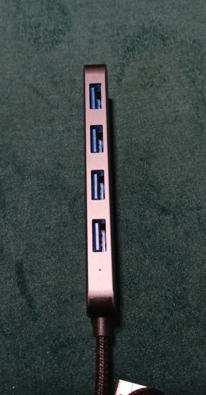 Adapter uni USB C do USB Hub 4 porty