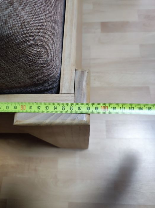 Дерев'яне ліжко з ЯСЕНА + МАТРАЦ