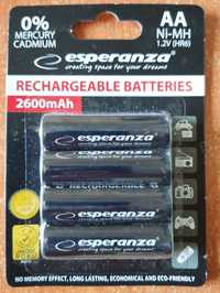 Аккумуляторы Батарейки 2600 mAh AA Esperanza Акумулятори