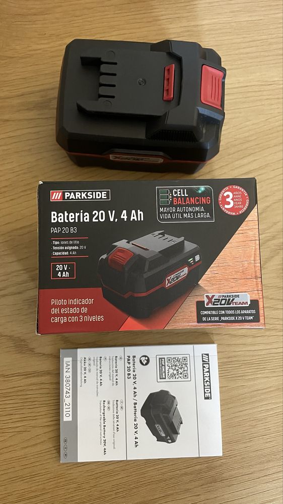 Bateria 20v 4Ah Parkside
