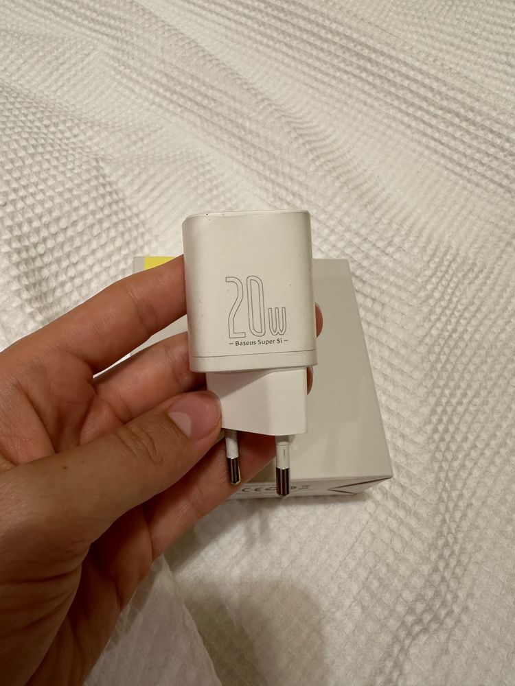 Адаптер Baseus Super Si Quick Charger Type-C 20W White