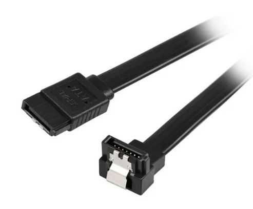 ZESTAW zawiera : 2 SZTUKI Kabel SATA III 6Gb/s o różnych wtykach