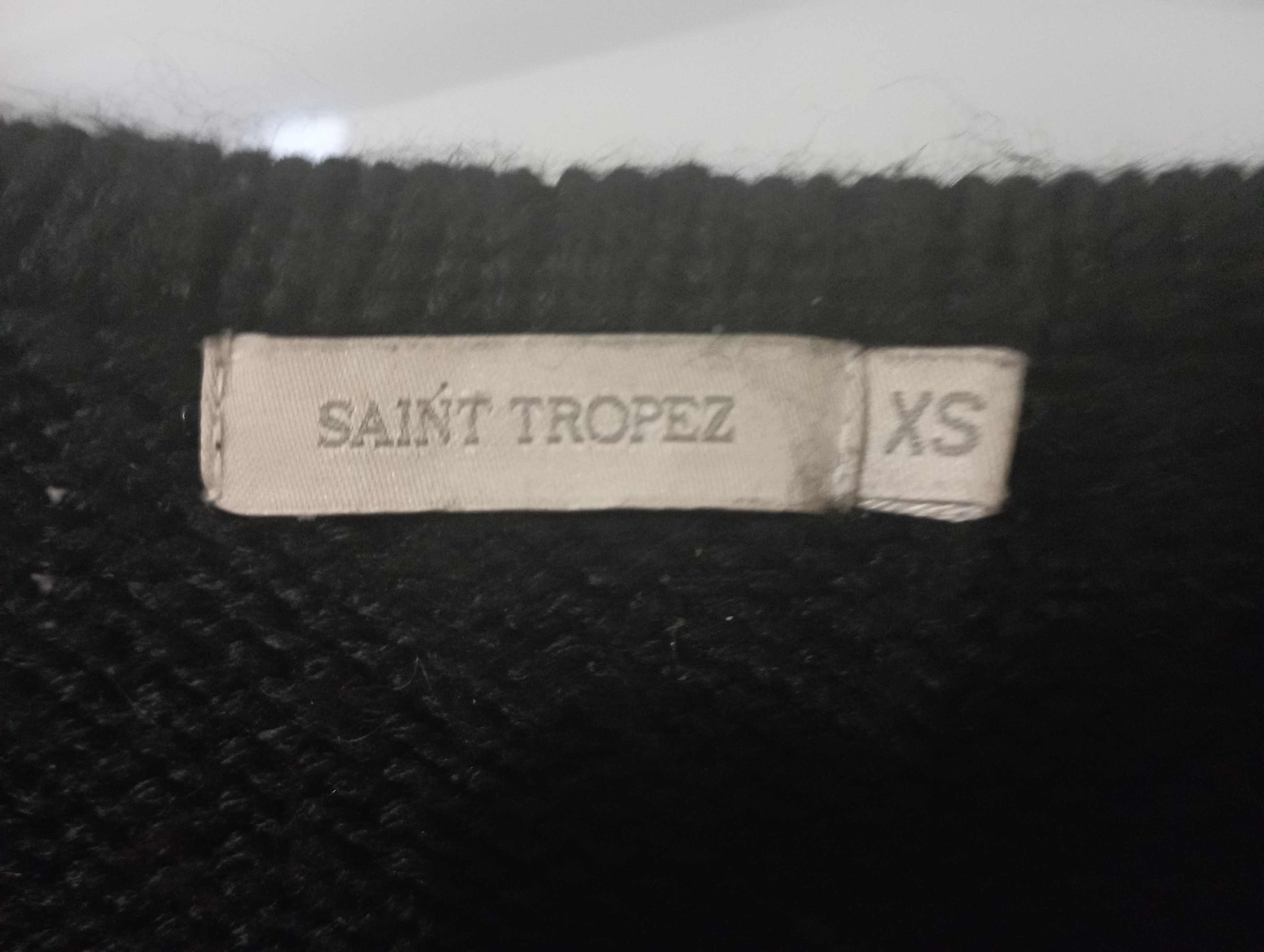 Sweter CZARNY Saint Tropez r.XS