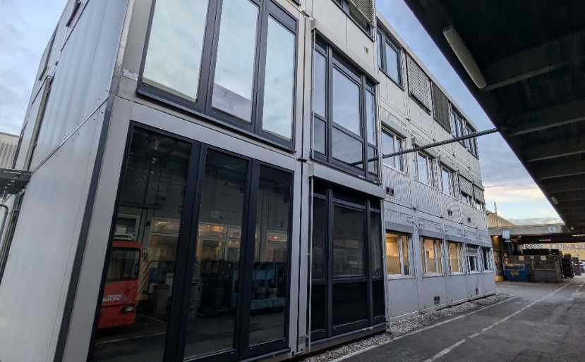 Kontener biurowy socjalny usługowy magazynowy zestaw budynek modułowy