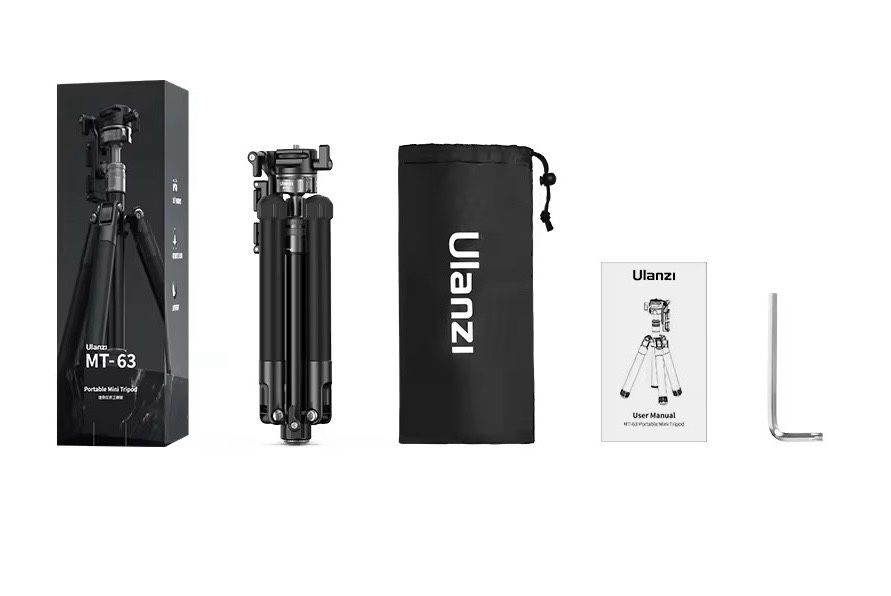 Ulanzi MT-63 штатив/монопод портативний для телефону, камери 26-145см