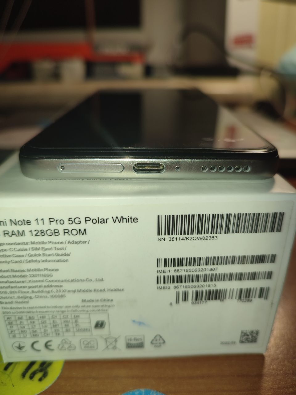 Redmi note 11 pro 5g 8/128