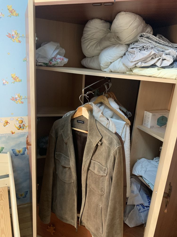 Комплект мебели в детскую, кровать, шкаф, угловой, комод, дерево