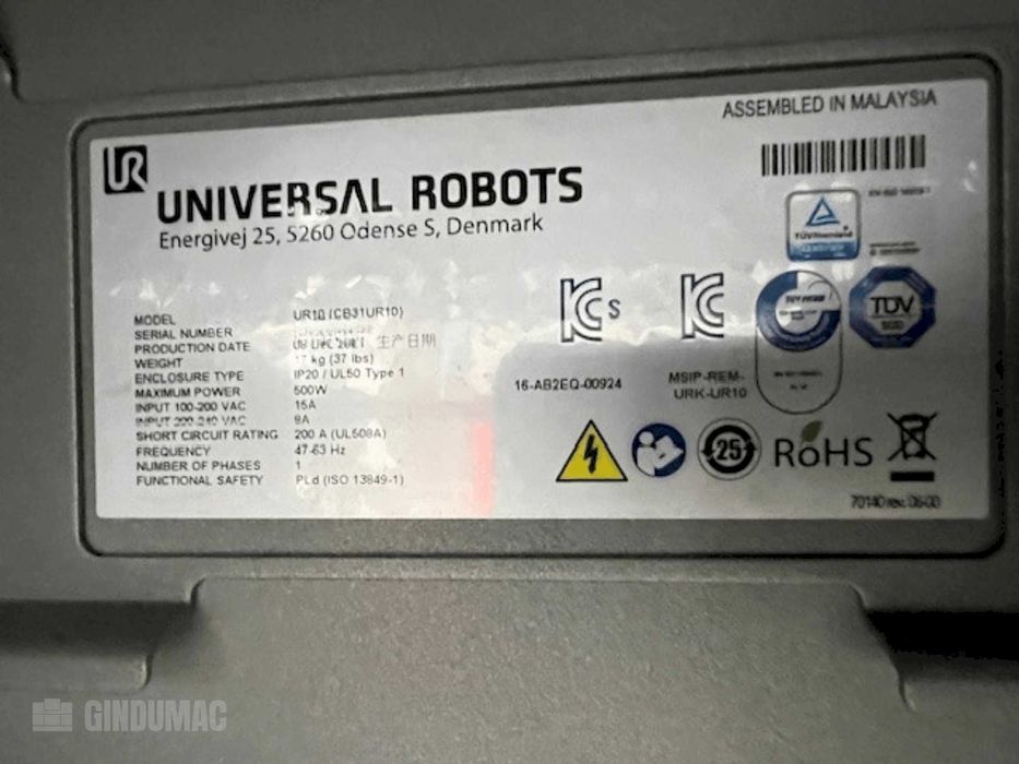 Universal Robots UR10 (2021)
