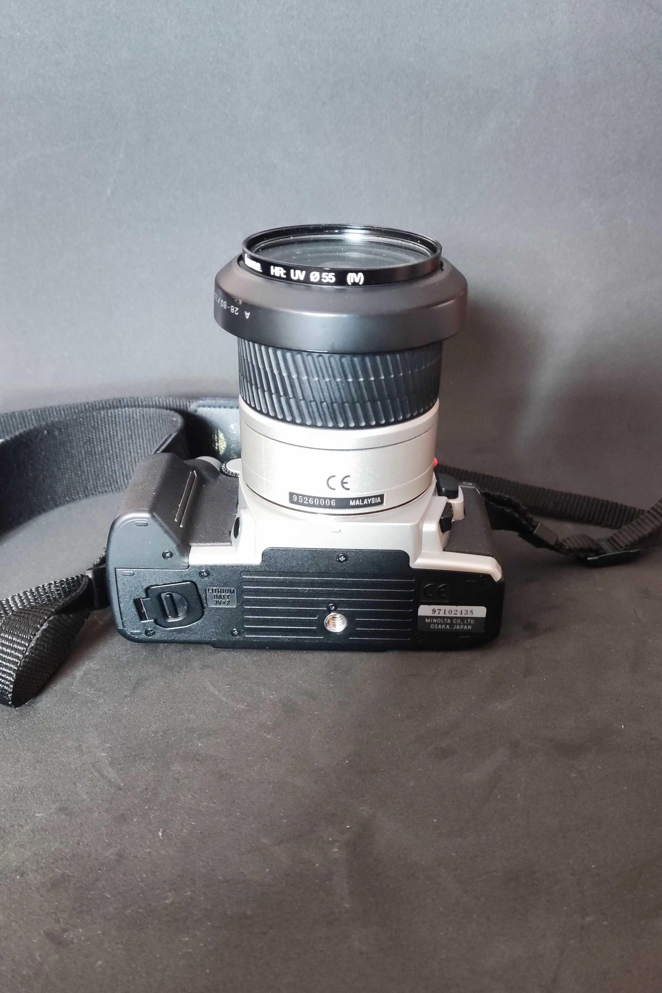 Máquina Analógica Minolta Dynax 5 (com defeito) + 28-80