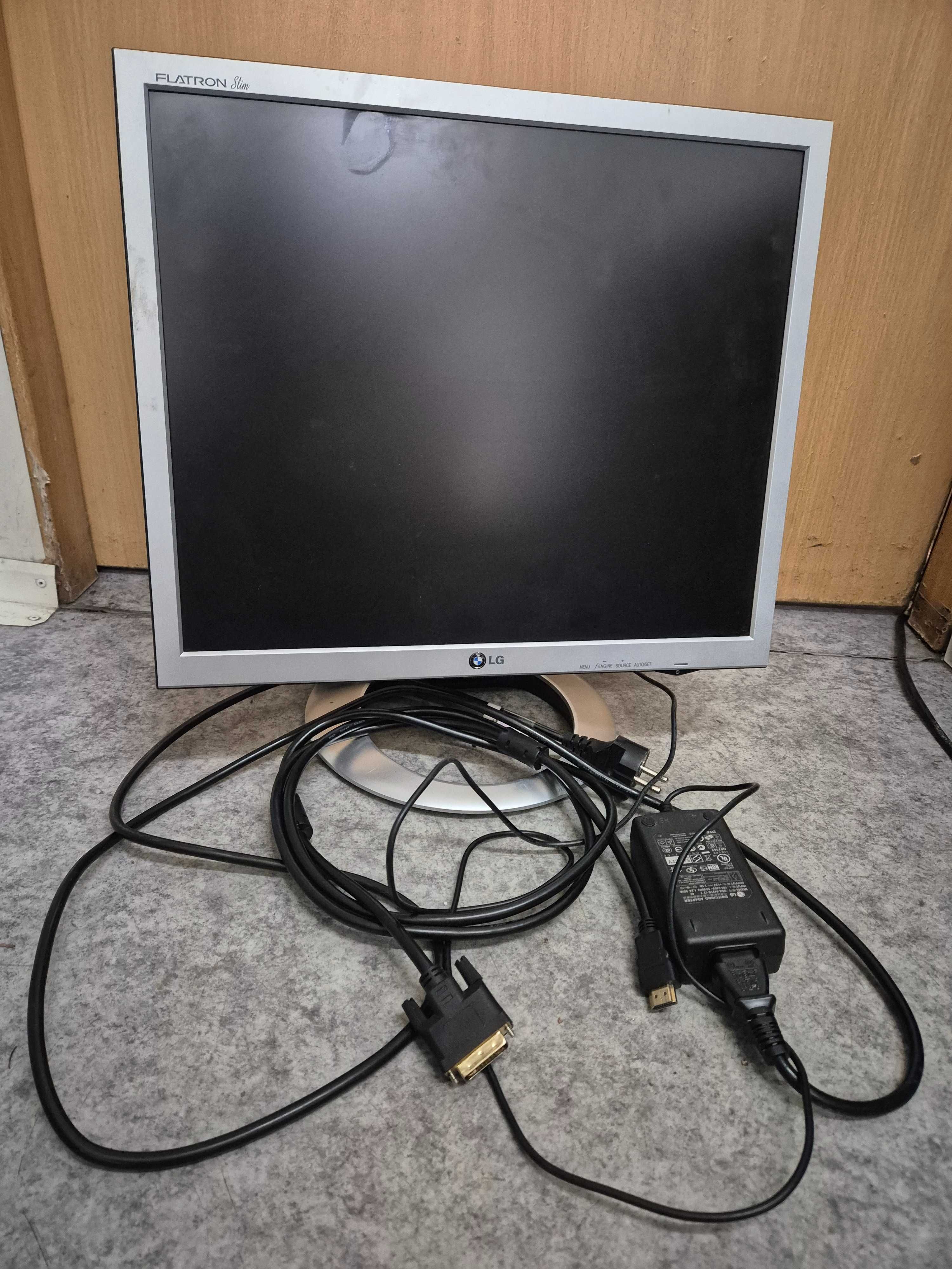 monitor 19'' LG flatron SLIM L1970hq-bf  model L1970HN zadbany !