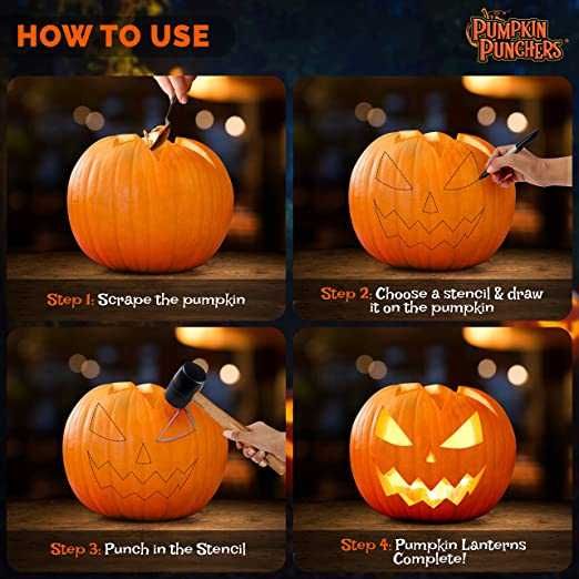 Набор для вырезания тыкв Хеллоуин Helloween
