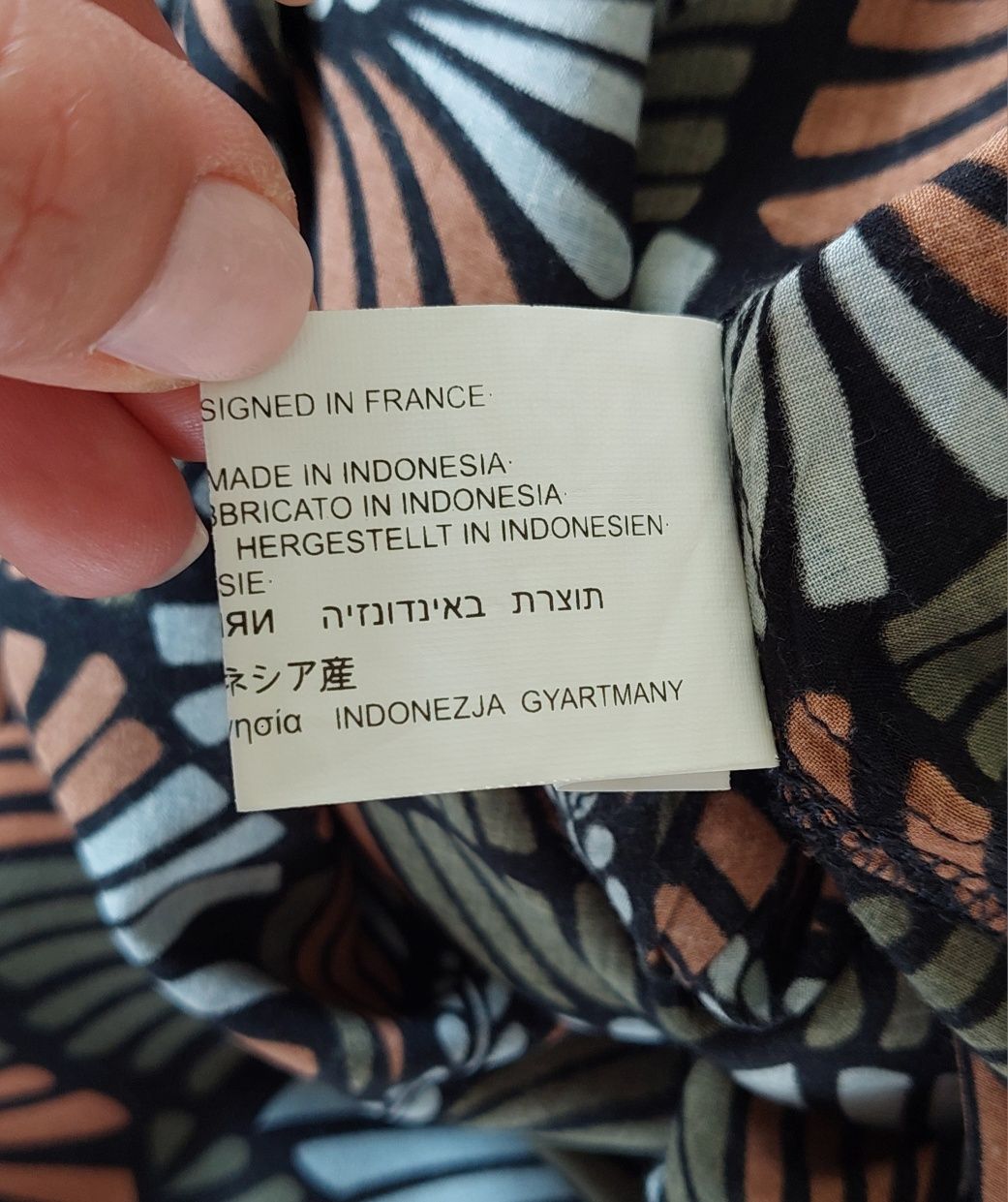 Codzienna sukienka wzory wiskoza r.44 / długi rękaw/ kieszenie