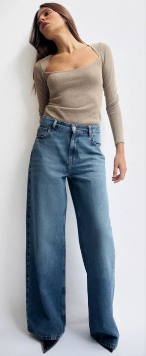 Джинси Zara Wide Lag