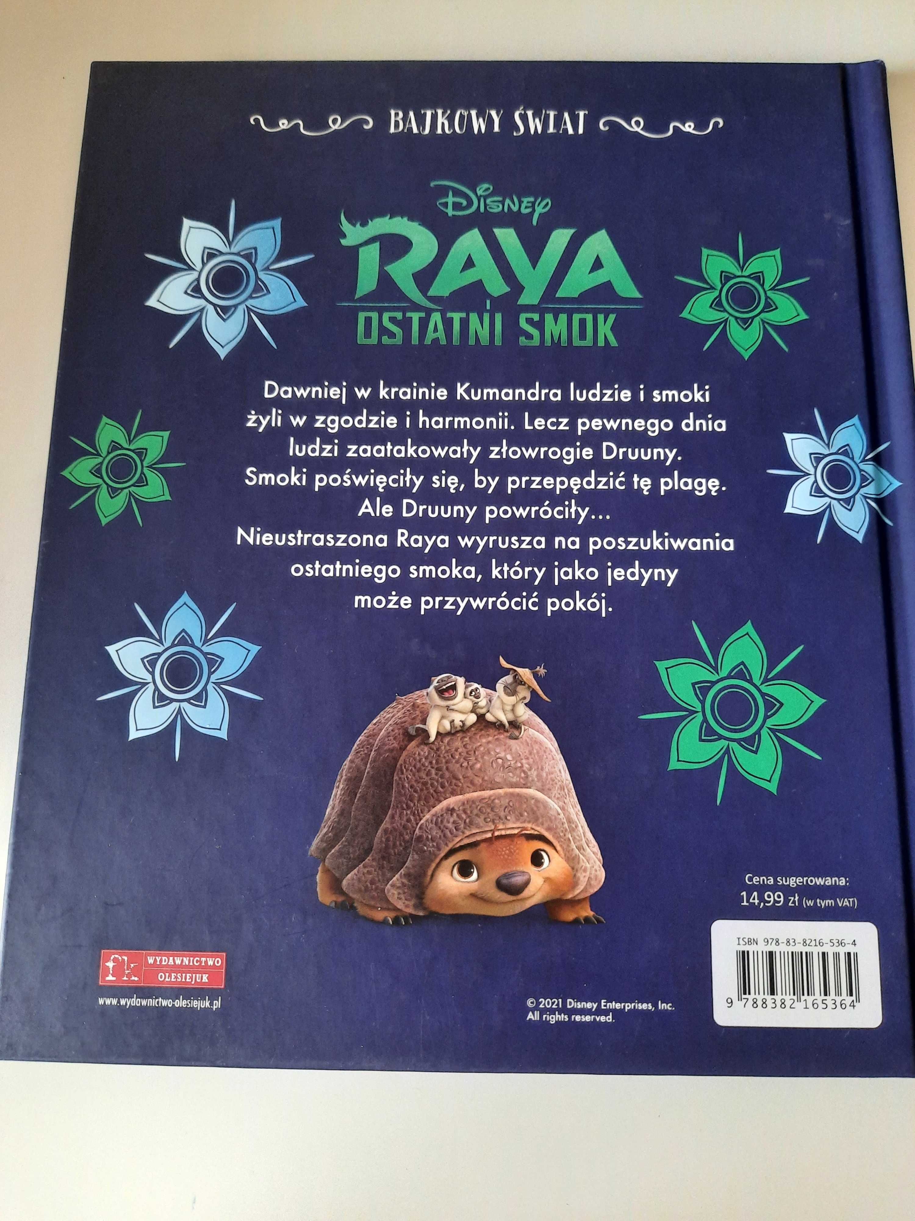 ksiązka dla dzieci Raya i ostatni smok