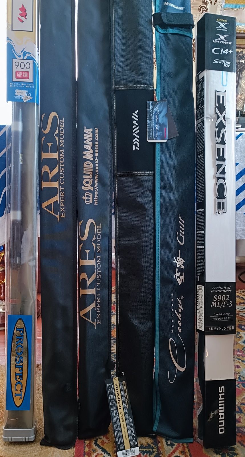 ТОПОВІ СПІНІНГИ і ТОПОВІ SHIMANO STELLA та Блешні відомих фірм: Daiwa,