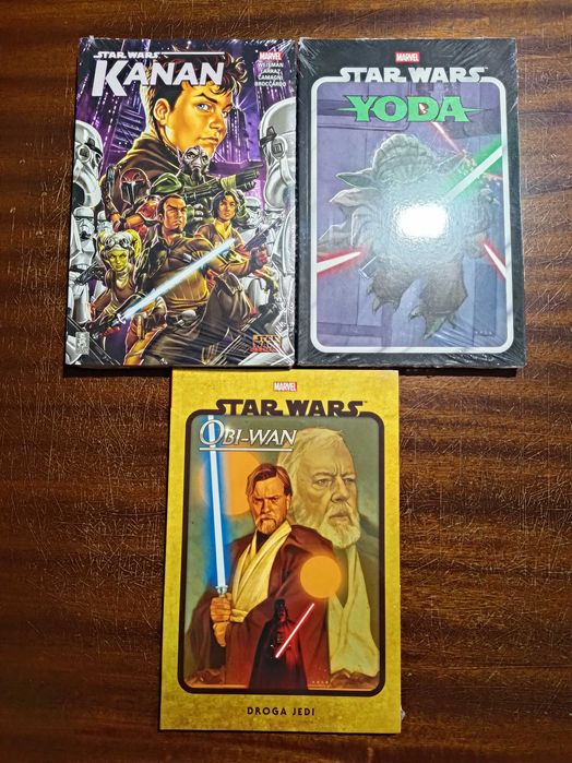Star Wars Yoda, Kanan Ostatni padawan, Obi-Wan Droga Jedi nowe w folii