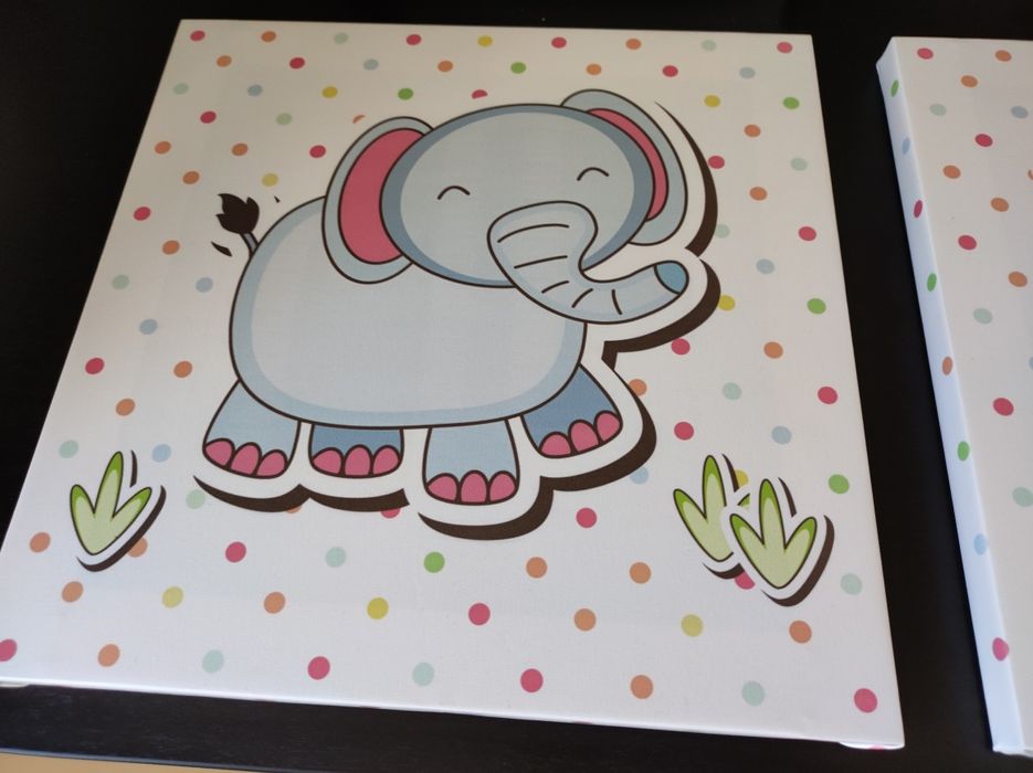 Zestaw obrazków na ścianę. 30x30