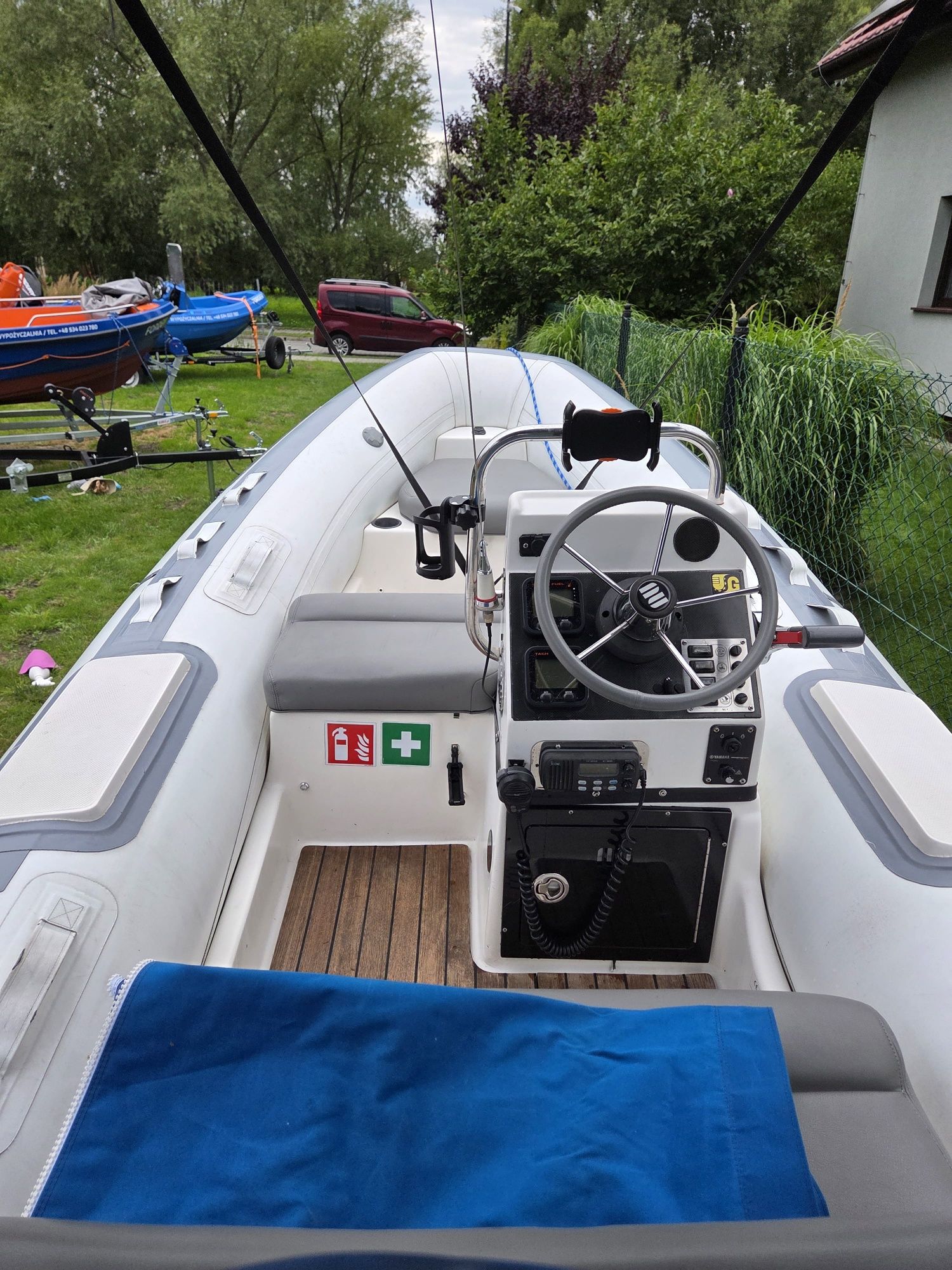 RIB novurania 400 Yamaha 50km Motorówka