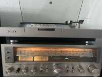 Zestaw Sony amplituner STR-414L deck TC-K2A gramofon PS-T1
