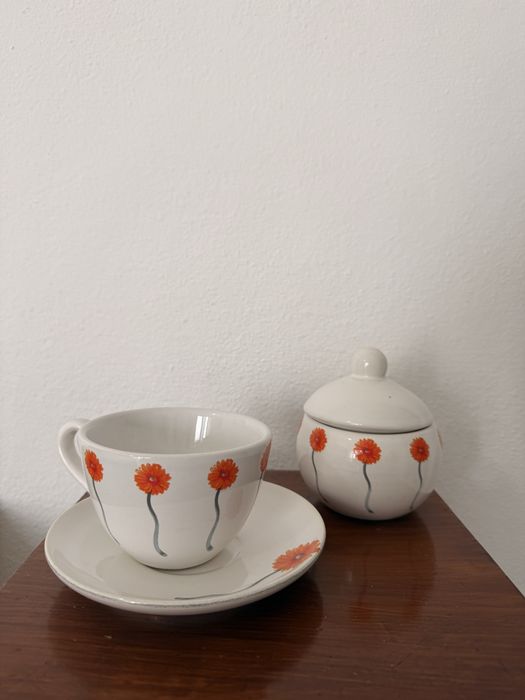 Conjunto de chá com 6 peças