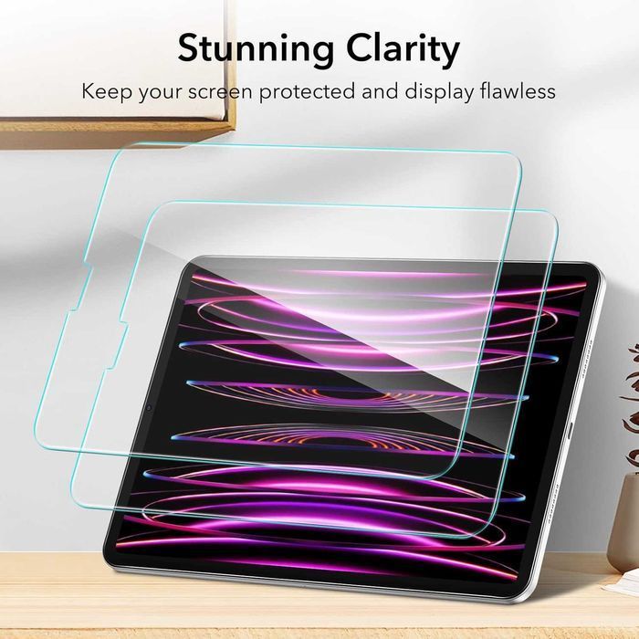 ESR Szkło hartowane do iPad Pro 12.9" 6/5/4/3 aplikator 2szt