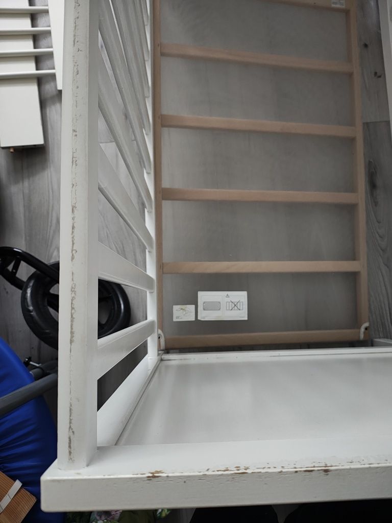 Łóżeczko używane Sundvik Ikea białe