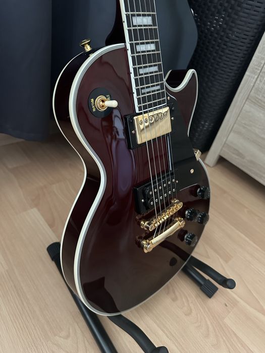 Gitara elektryczna Epiphone Les Paul Custom Jerry Cantrell Wino