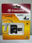 Karta pamięci Transcend 4GB microSDHC TS4GUSDHC4