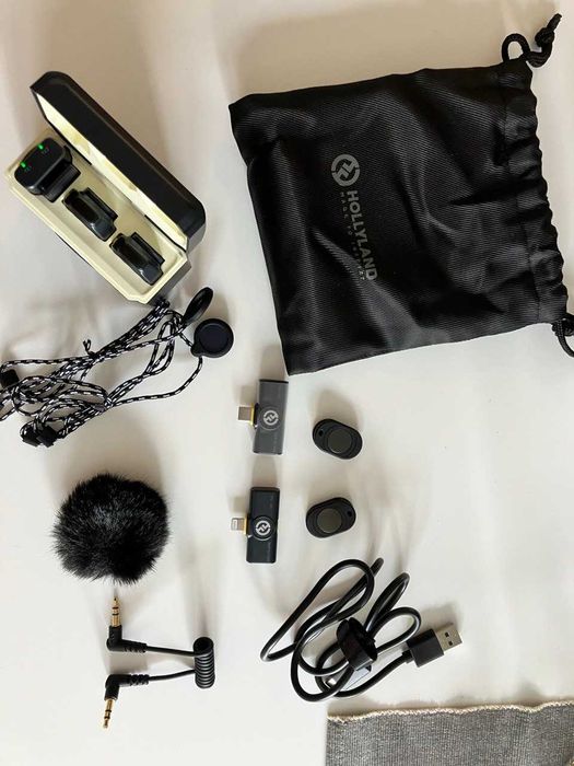 Для телефону та камери Мікрофон Hollylend LARK M2 Combo