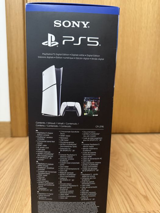 Troco/Vendo PS5 Slim Edição Digital 825GB +  Fifa 26 selada