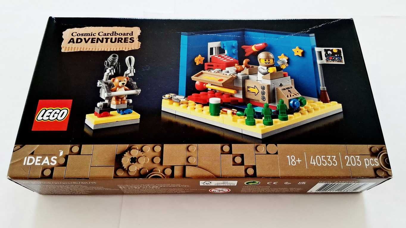 LEGO Ideas Classic Space 40533 Cosmic Cardboard Adventures selado