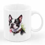 Kubek Pies Boston Terrier ceramika 330 ml
